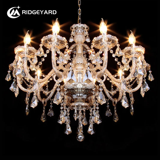 Crystal Chandelier Pendant Light Luxury Lamp LED Ceiling Light Vintage