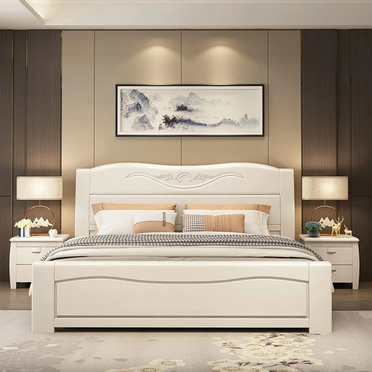 Children's Bed Luxury Double Modern Bed Design Nordic Wooden