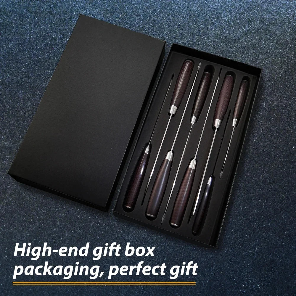 8 PCS Kitchen Knives Set Stainless Steel