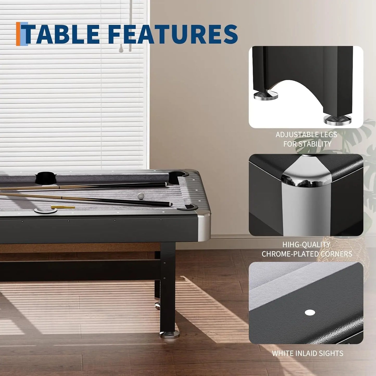 2-in-1 Multi-Game Combination Table