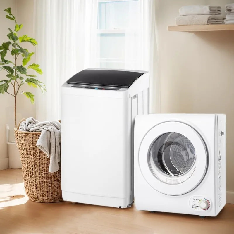 Full Automatic Washing Machine and Portable Clothes Dryer Set,