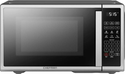 Digital Stainless Steel Microwave Oven with 6 Auto Menus