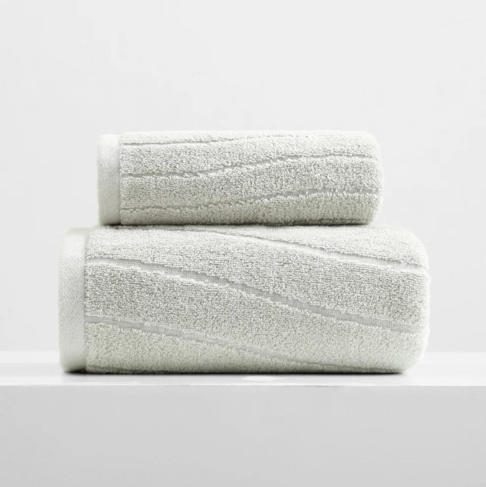 100% Cotton Towels Set, Highly Absorbent, 2 pcs Bath and Hand Towels