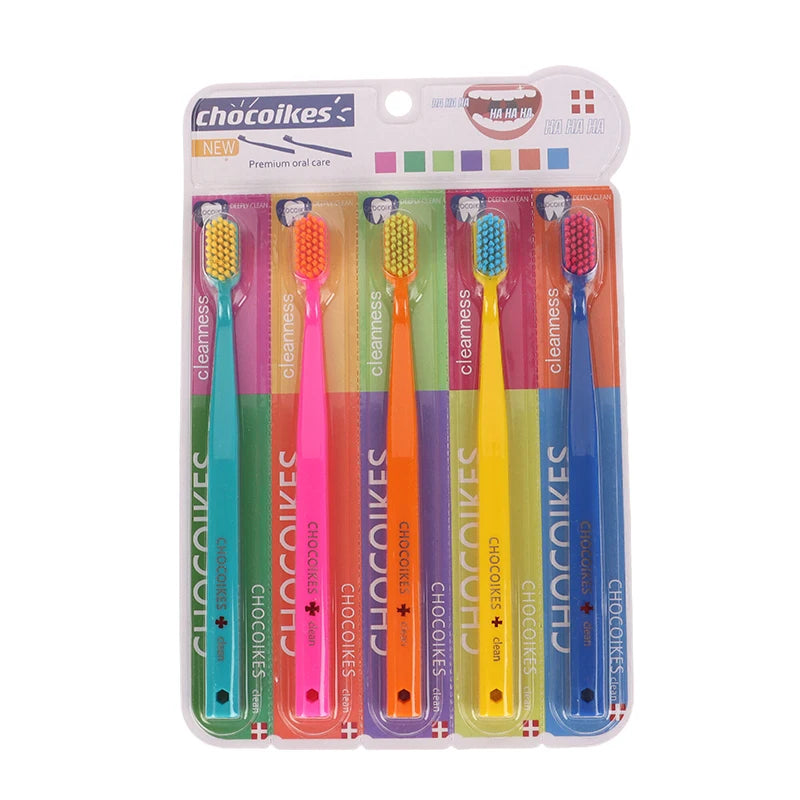 5pcs Ultra Soft Toothbrush  Oral Hygiene For Sensitive Gum