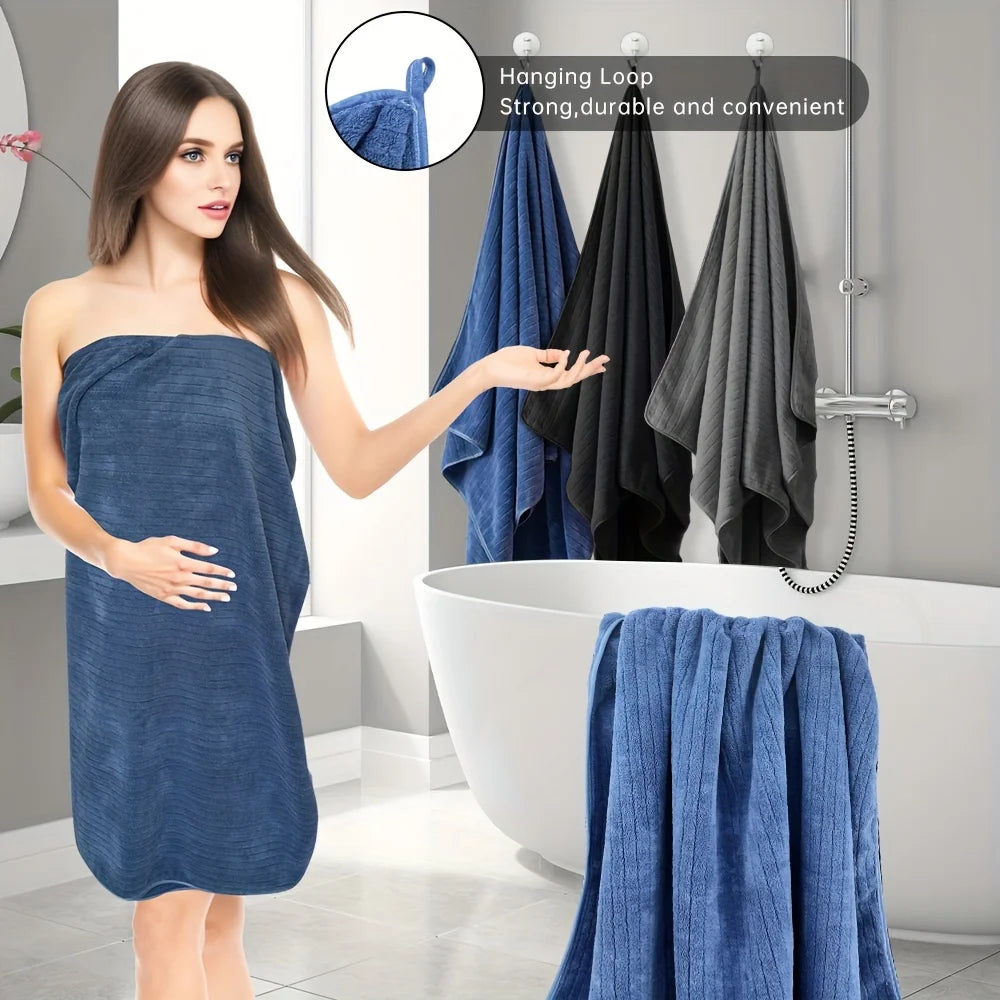 4pcs Hotel cotton towels Bamboo Fiber  Thick Absorbent