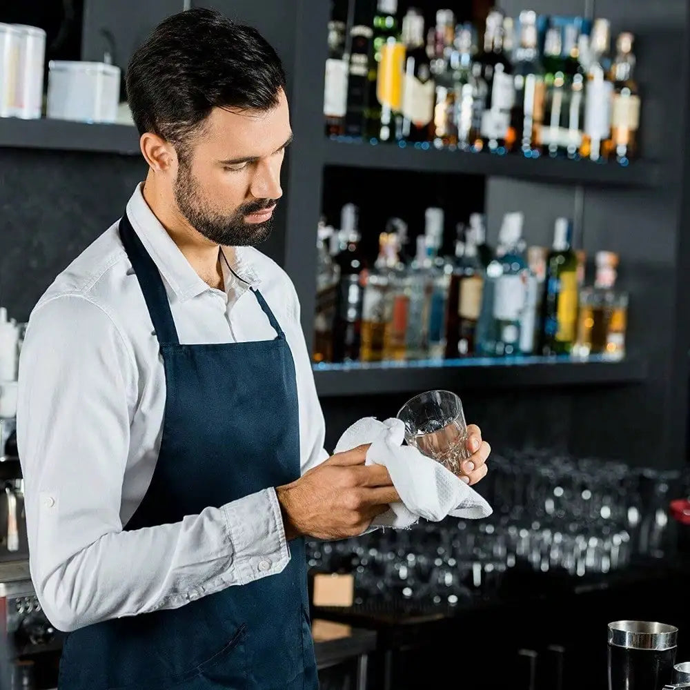 Blue Cotton Cleaning Towel Restaurant 16x19* Pack of 24.