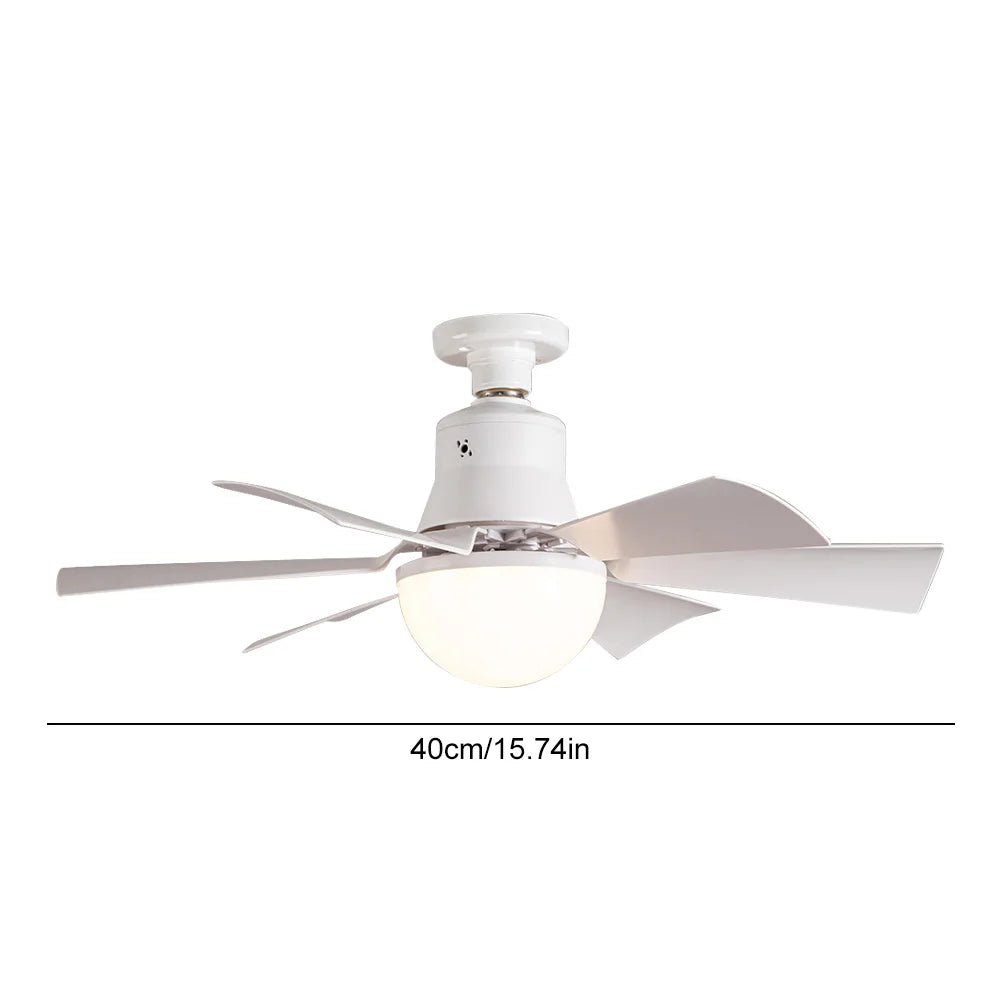 Ceiling Fan with Remote 3 Gear Wind Speed Dimmable Light Bulb