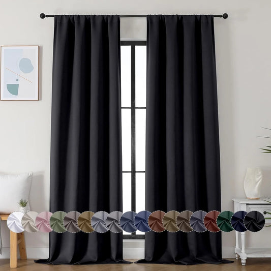 1 Panel Blackout Curtains,Thermal Insulated  for Living Room Bedroom