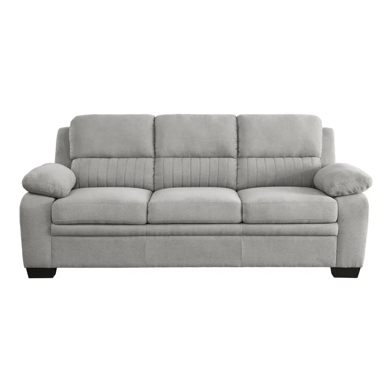 3-Piece Sofa Set with  Solid Wood Frame, Comfortable Loveseat and Chair